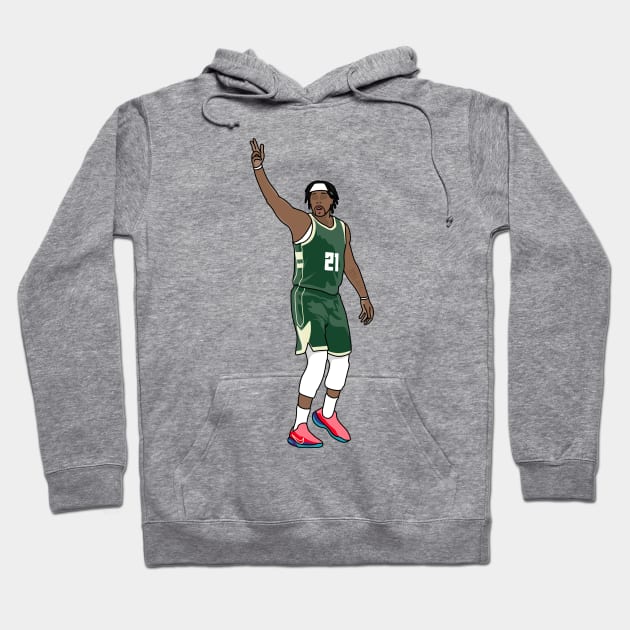 Jrue the three Hoodie by Rsclstar